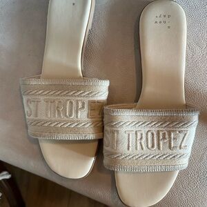 A New Day Cream Sandals Elegant Comfort